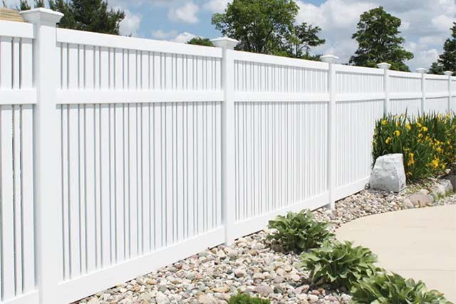 Philippa - Semi-Privacy PVC Fence Panel Kit 1500Hx2380W - Dagood Products