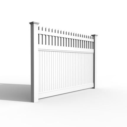 Eleanor - Picket-Top PVC Fence Panel Kit 1500Hx2380W - Dagood Products