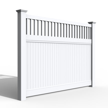 Mary - Closed Top Privacy PVC Fence Panel Kit 1500H x 2380W - Dagood Products