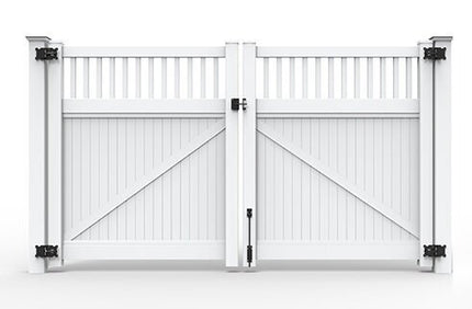 Mary - Closed Top Privacy PVC Fence Gate 1800mm H - Dagood Products