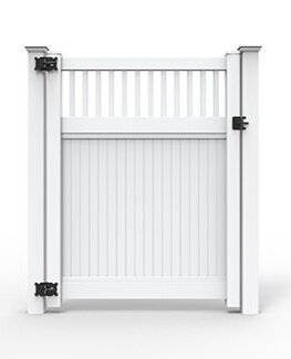 Mary - Closed Top Privacy PVC Fence Gate 1800mm H - Dagood Products