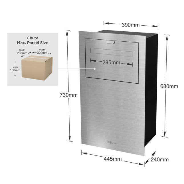 Small Inbuilt Letterbox Letterboxes, Mailboxes in Australia | Modern Letterbox for a house in ...
