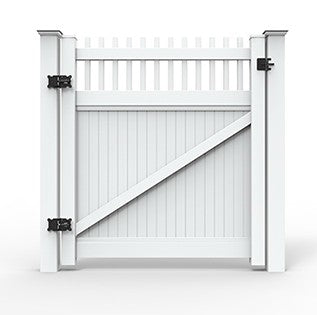 Eleanor - Picket-Top PVC Fence Gate 1500mm H - Dagood Products