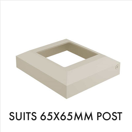XPRESS Screening 2 Part Domical Cover (Suits 65x65mm Post) - Dagood Products