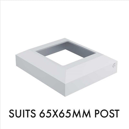XPRESS Screening 2 Part Domical Cover (Suits 65x65mm Post) - Dagood Products