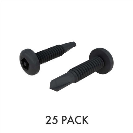 Zeus Fencing Anti Tamper Screw 12Gx25mm long button head - Dagood Products